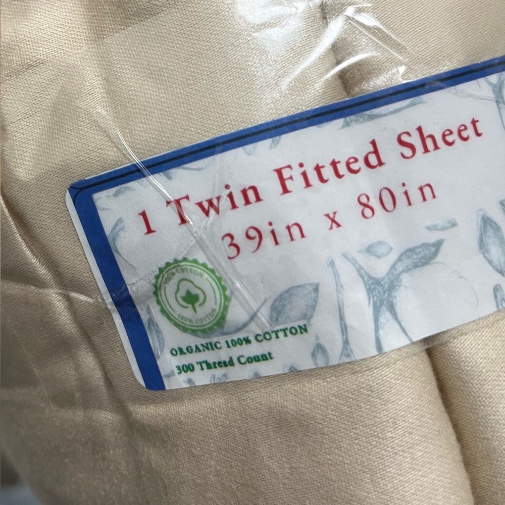 Organic Cotton Twin Fitted Sheet